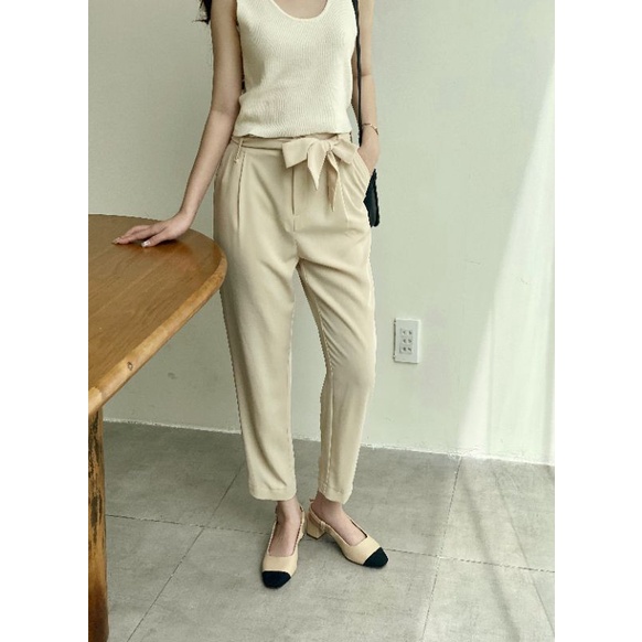 CASON - Quần lưng liền thắt dây