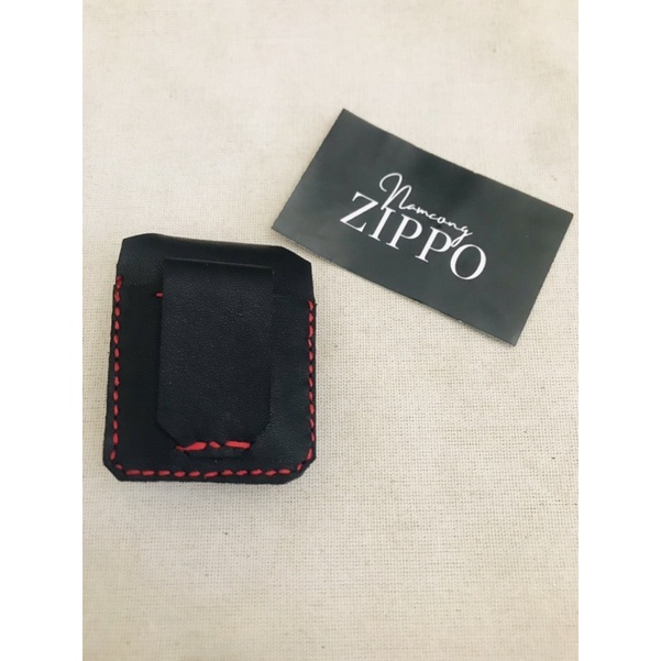 Bao da zippo đeo thắt lưng