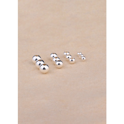 [Giá sỉ] Charm bạc bi tròn trơn (CB018)