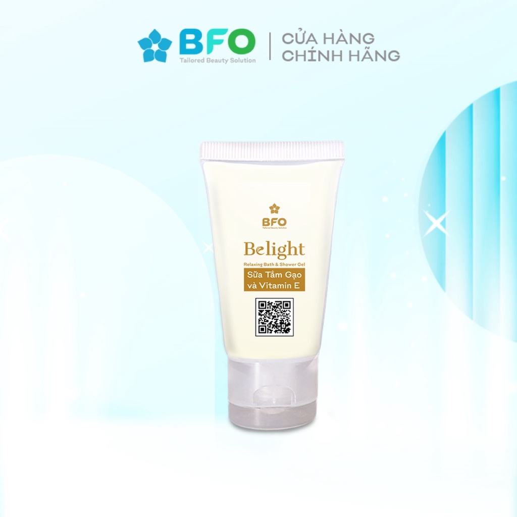 Sữa tắm dưỡng trắng chiết xuất thành phần thiên nhiên Belight BFO dung tích 30ml