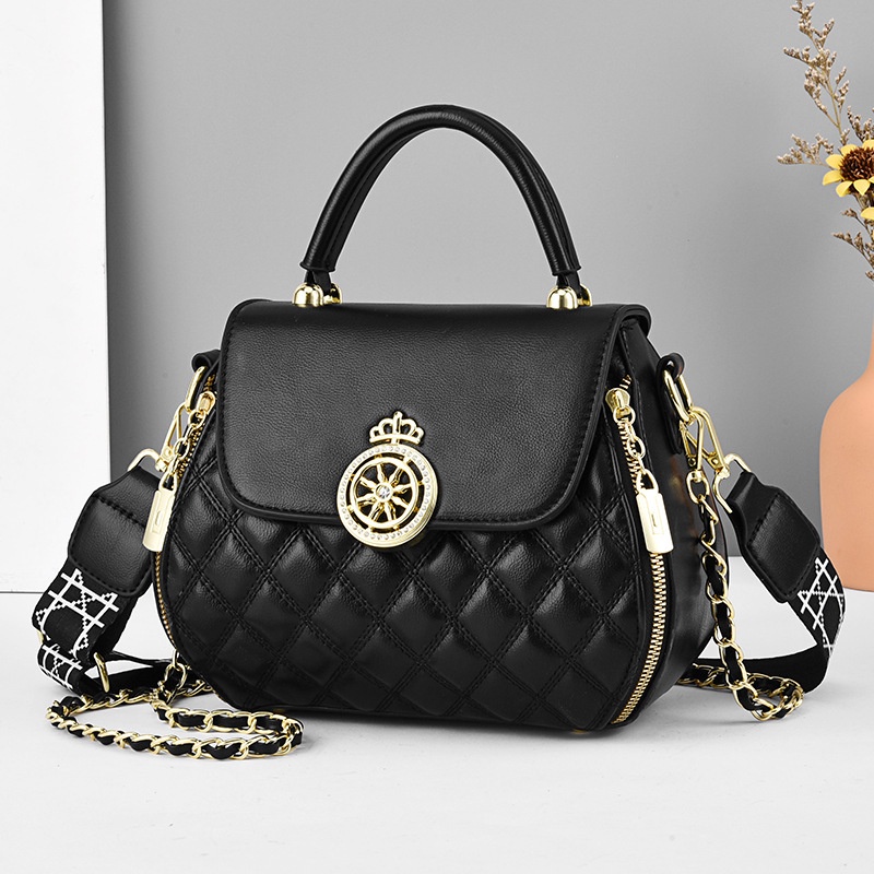 Túi Xách Đeo Vai Hình Vuông Cỡ Nhỏ Thêu Họa Tiết Đơn Giản Phong Cách Hàn Quốc Thời Trang Cho Nữ