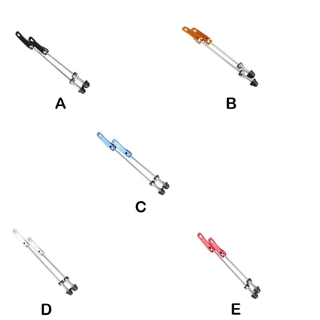 [MAPD] Set 2 Trục Bánh Xe Đạp Bằng Thép Ổn Định Tháo Gỡ Nhanh Co Giãn Tốt Chống Rỉ Sét Trọng Lượng Nhẹ