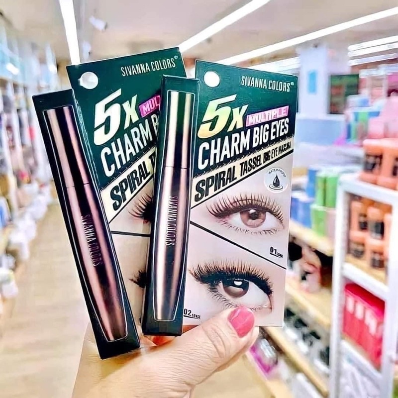 MASCARA SIVANNA 5X SPIRAL TASSEL BIG EYE HF916
