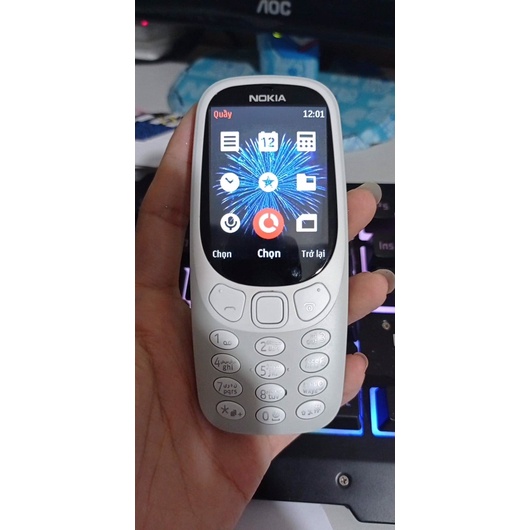Điện thoại Nokia 3310  fullbox 2 sim nghe gọi bảo hành 6 Tháng
