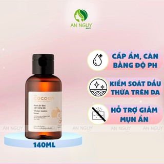 Nước bí đao cân bằng da Cocoon Winter Melon Toner 140ml