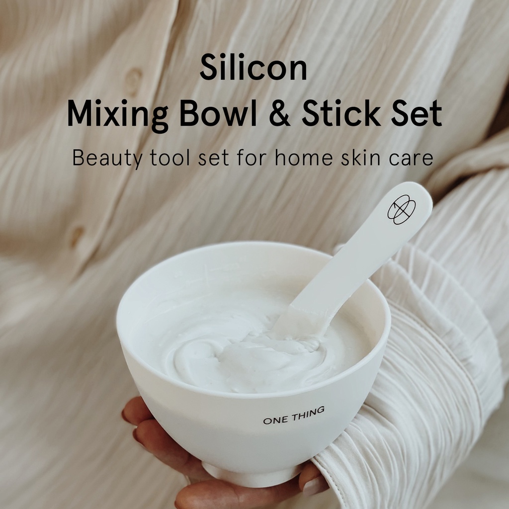 Set bát + muỗng + cốc đong ONE THING DIY làm đẹp