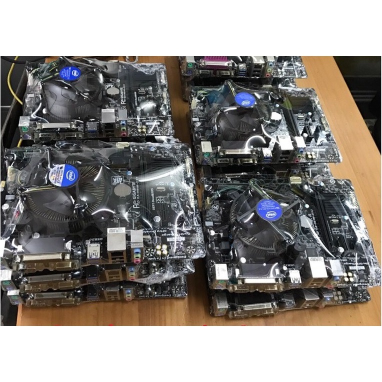 COMBO MAIN CPU FAN các loại G31 G41 H61 đủ các đời lắp pc (không ram)