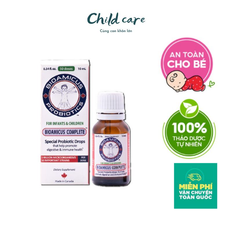 Men vi sinh 10 chủng BioAmicus Complete 10ml
