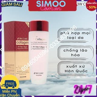 Set dưỡng trắng da 3W Clinic Collagen White Skin Care Set