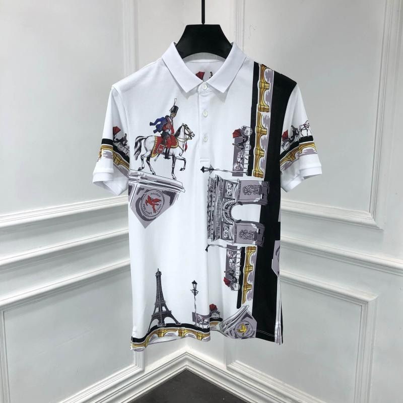 Áo polo Mỏng Tay Ngắn In Họa Tiết Thời Trang Mùa Hè Mới Năm 2021