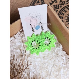 [Sẵn] Hoa tai handmade vòng lá