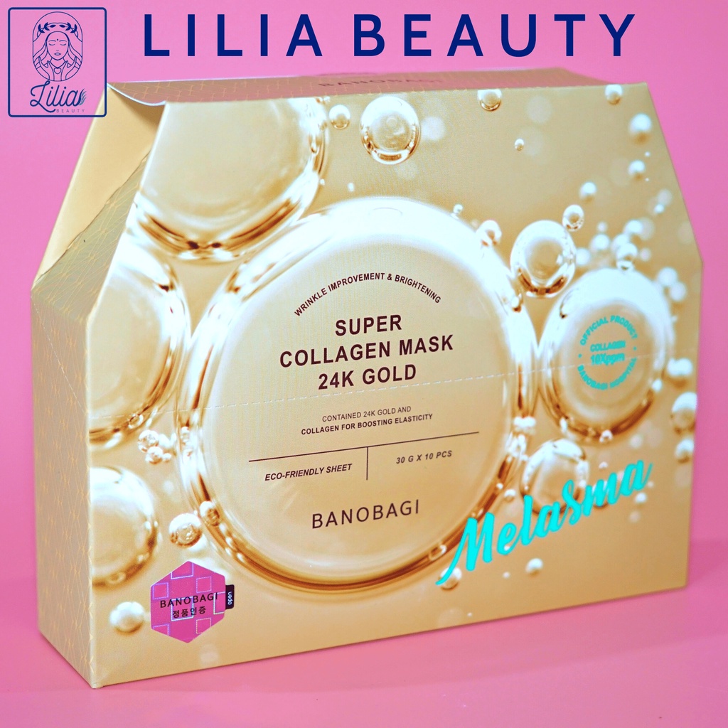 Mặt Nạ Giấy Cao Cấp Banobagi Super Collagen-Hộp 10 miếng riêng