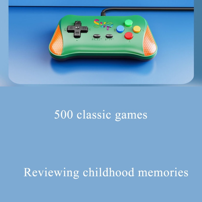 [3C] Máy Chơi Game Cầm Tay Màn Hình 3 5 Inch 500 Trò Cổ Điển