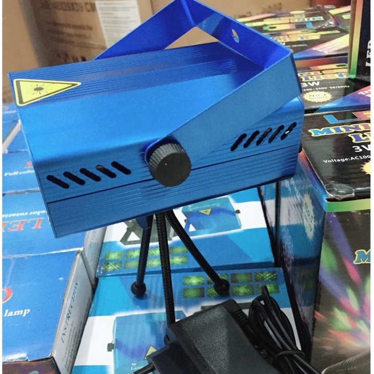 Đèn led laser mini sân khấu nhỏ gọn dễ lắp đặt