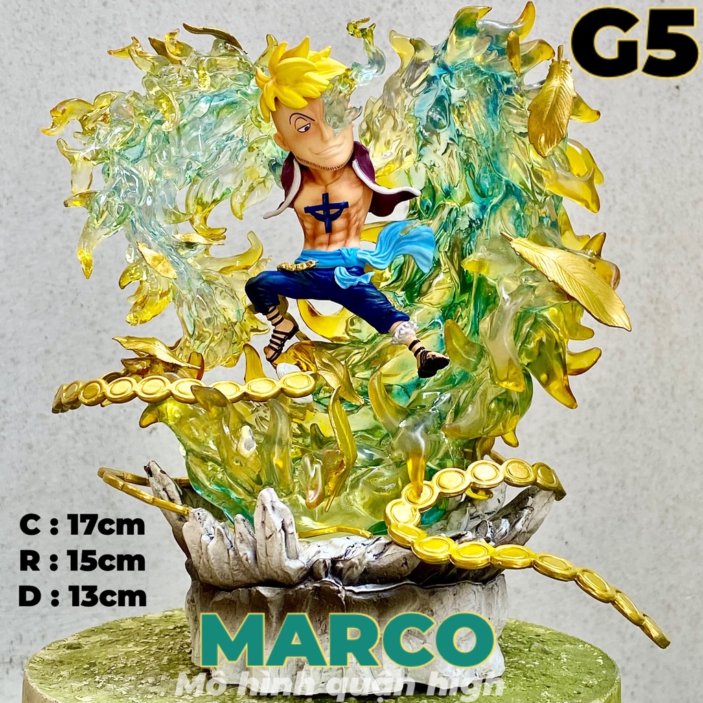 Mô hình G5 hàng F1 One Piece - Ace Luffy Boa hancock Franky Mihawk Sabo Law Yamato Zoro Marco Doflamingo Kata
