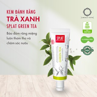  Kem Đánh Răng SPLAT Green Tea Professional series Chiết Xuất Trà Xanh Làm Dịu Nướu Bảo Vệ Men Răng Thơm Miệng 20ml 
