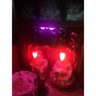 Cặp 2 bóng led đèn thờ ( Đỏ , Vàng)