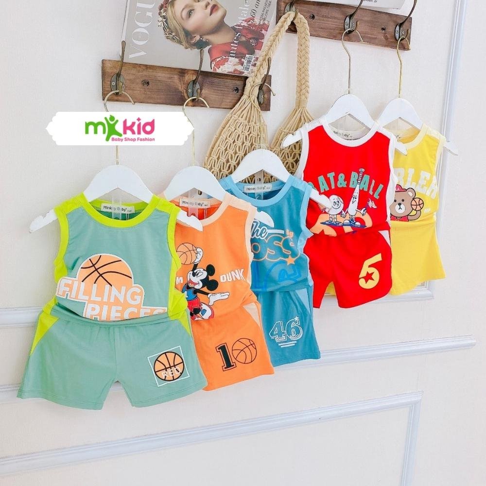 Bộ 3 Lỗ Cho Bé 6-30KG 💖 FREE SHIP 💖 Bộ 3 Lỗ Bóng Rổ Cho Bé Trai Và Bé Gái, Chất Thun Lạnh Cao Cấp Mềm Mịn Mát