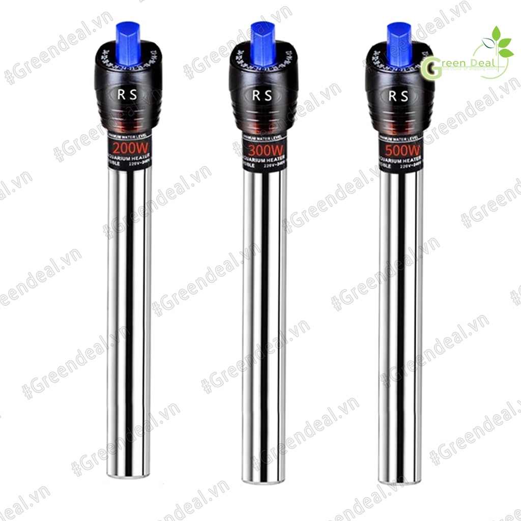 RS ELECTRICAL - Heater (RS-779) | Que sưởi vỏ Inox làm ấm nước hồ cá cảnh thủy sinh, hồ cá biển
