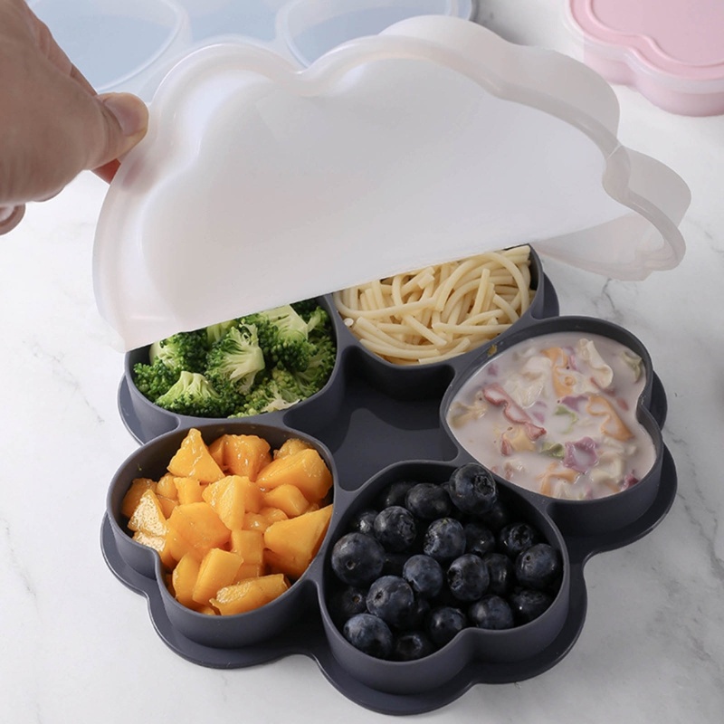 Khuôn Silicone 5 Ngăn Làm Bánh Chống Dính Tiện Dụng