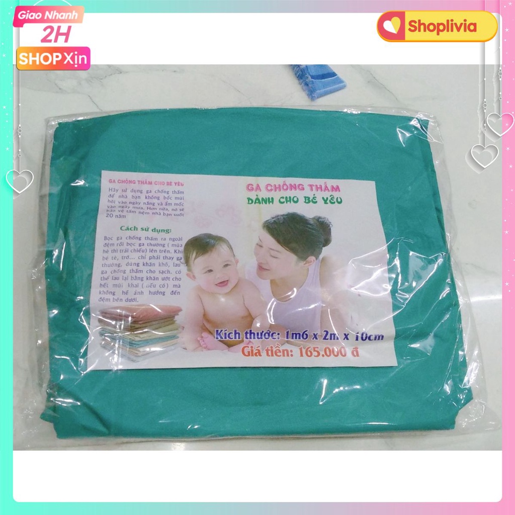 Ga chống thấm màu bo chun,đủ kích thước-màu xanh ngọc