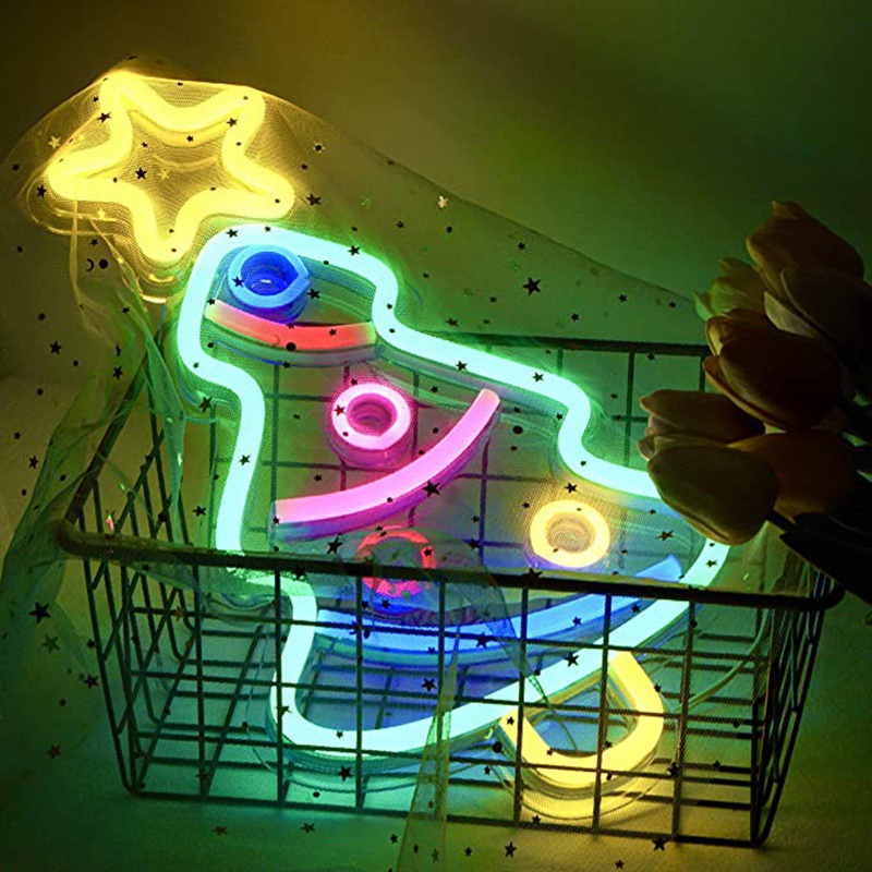 Đèn LED Neon Gắn Tường Trang Trí Giáng Sinh