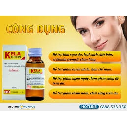 Kela Lotion Dùng Cho Da Viêm Lỗ Chân Lông Hàng Chính Hãng - dinh_huan_hungqn
