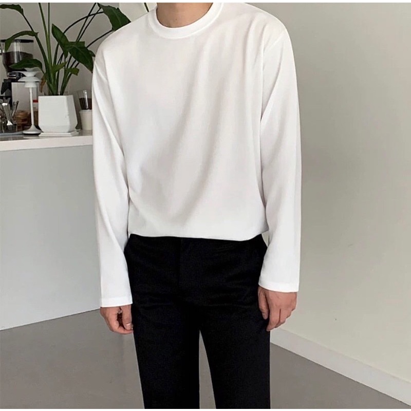 Tay dài trơn basic đủ màu Unisex