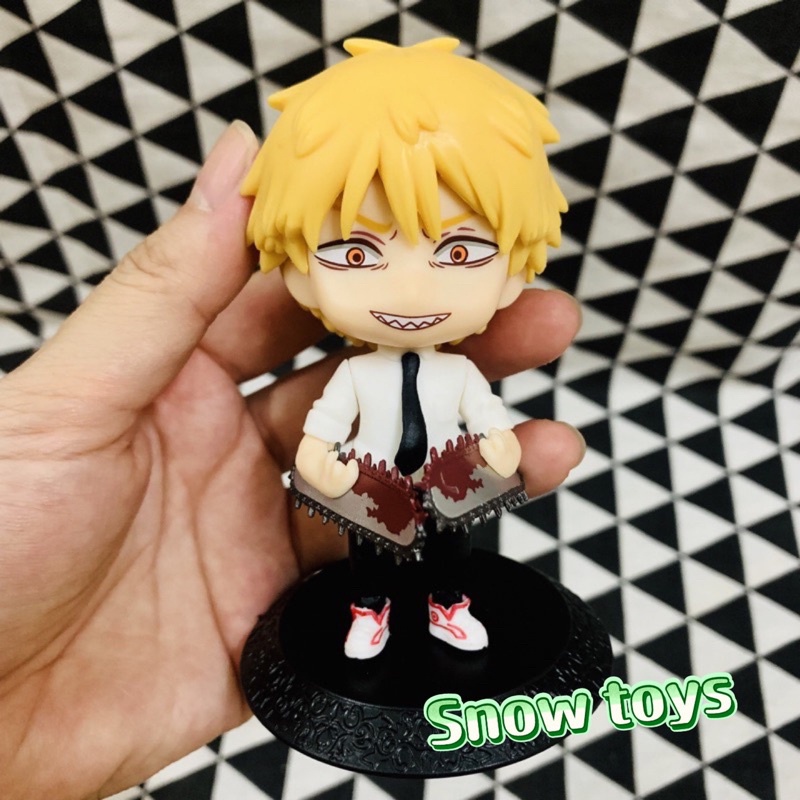 Mô hình Chainsaw Man - Set mô hình nhân vật Denji Pochita và Power cực nét  - Denji Pochita Power