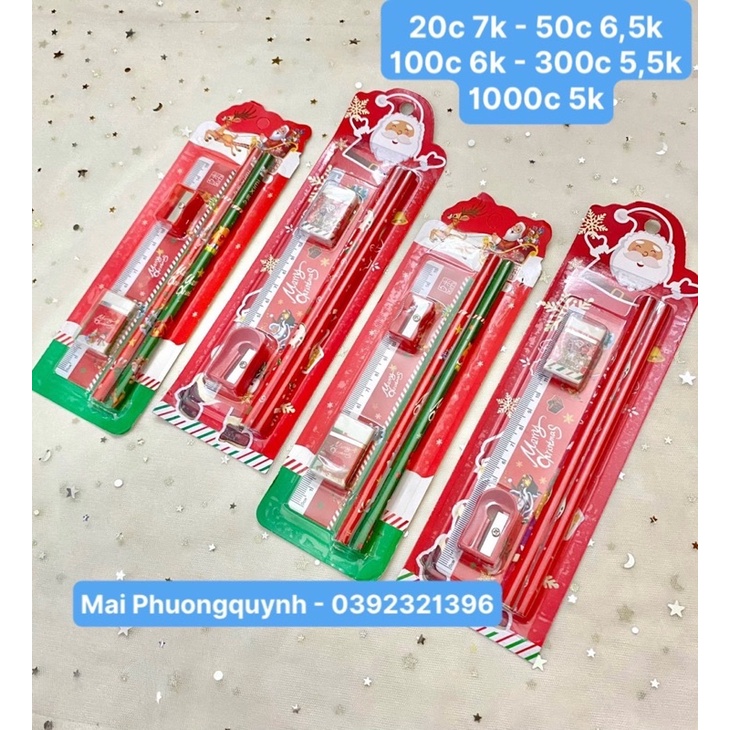 Set quà 5 món Noel, Christmas, Giáng sinh, quà tặng Noel giá rẻ