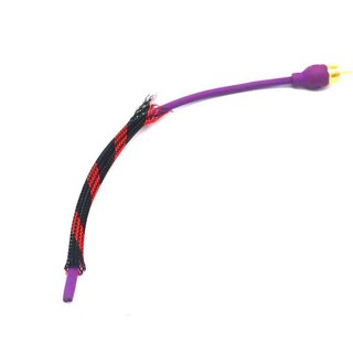 Gen xác rắn bọc ngoài dây điện 4mm, màu đen sọc xám, loại dày