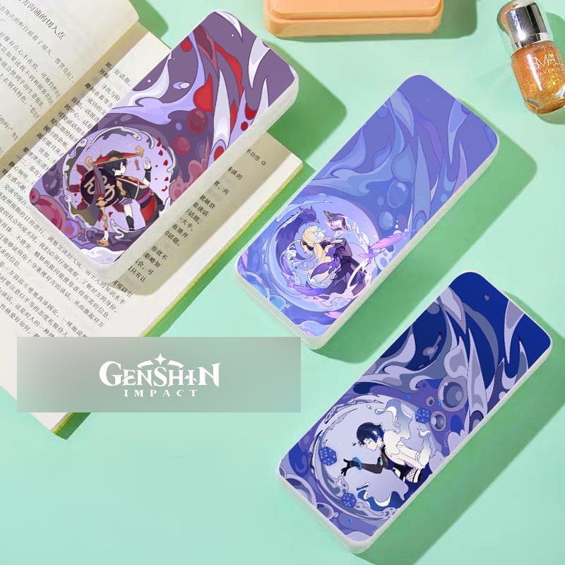 Hộp Đựng Mắt Kính Màu Nước Cho Genshin Iqaden shogun kazuha hutao xiao