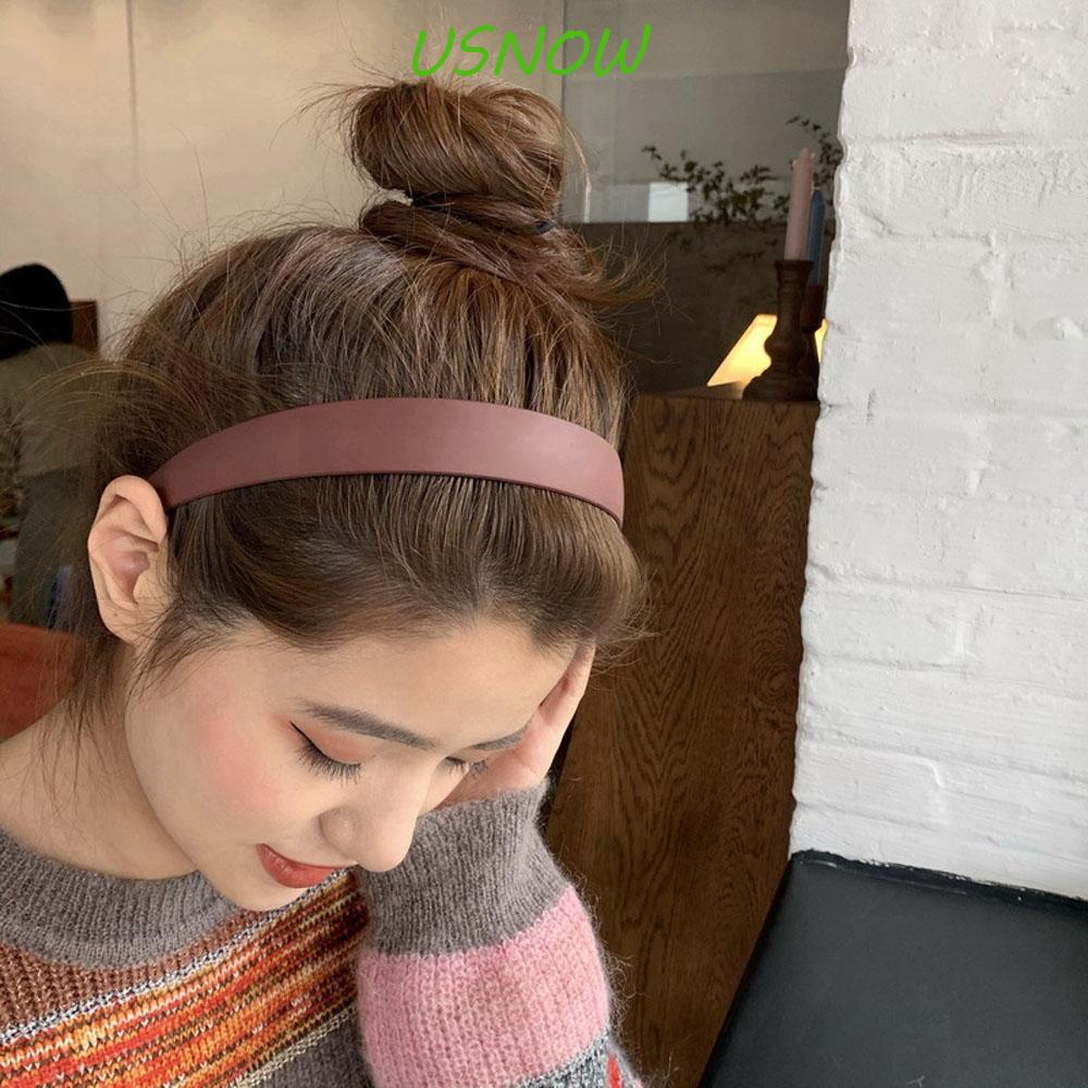 Băng Đô Cài Tóc Màu Trơn Thời Trang Cho Nữ
