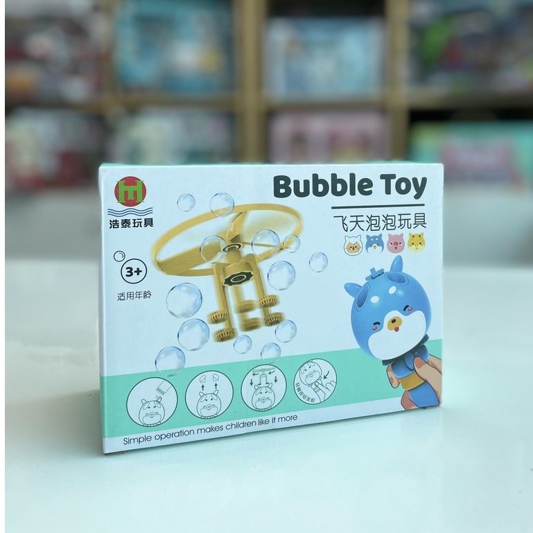 Đồ chơi chong chóng phun bong bóng