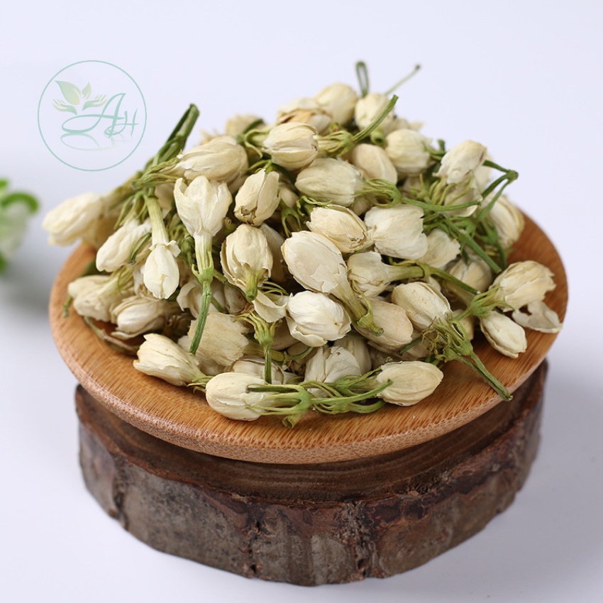 Trà Hoa Nhài (Hoa Lài) 1Kg Sấy Lạnh Nguyên Nụ Trắng Đẹp Thượng Hạng Như Hình