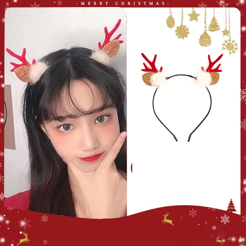 Cài tóc noel, bờm giáng sinh: hình sừng tuần lọc, ông già noel, người tuyết