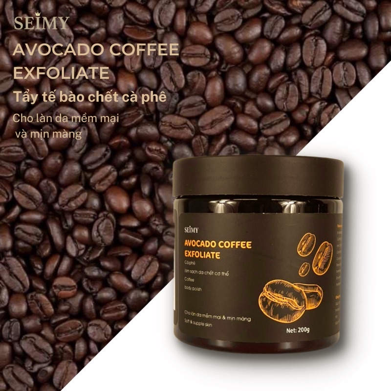 Tẩy Tế Bào Chết Cà Phê Body Seimy - Avocado Coffee Exfoliate