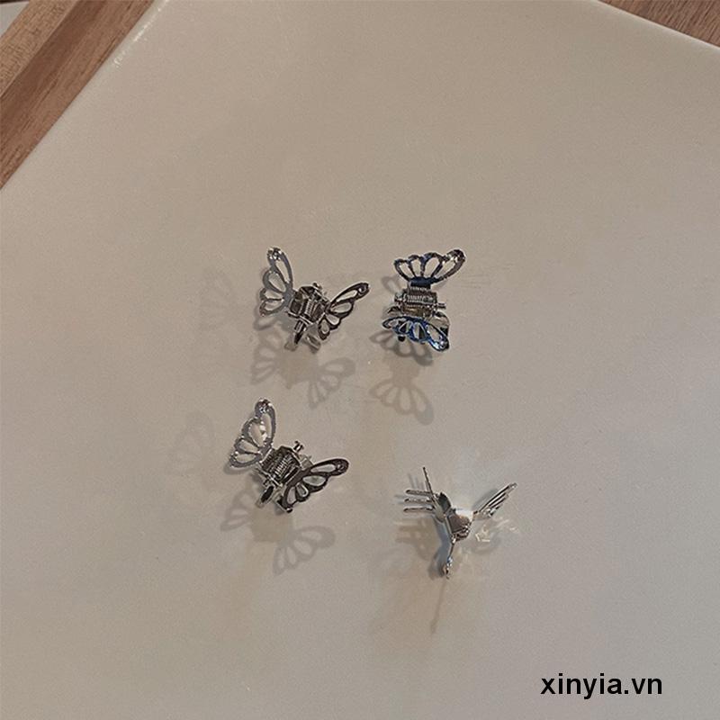 Kẹp Tóc Kim Loại Mini Hình Bướm Dễ Thương