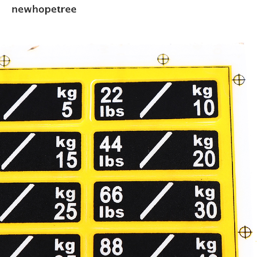 1 Tấm Nhãn Dán Hỗ Trợ Tập Gym Tiện Dụng