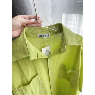 Váy sơ mi cổ đức dáng suông