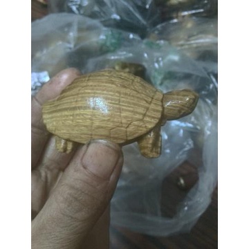 Phụ Kiện Trang Trí Bằng Gỗ Đàn Hương Điêu Khắc Thủ Công Hình Chú Rùa