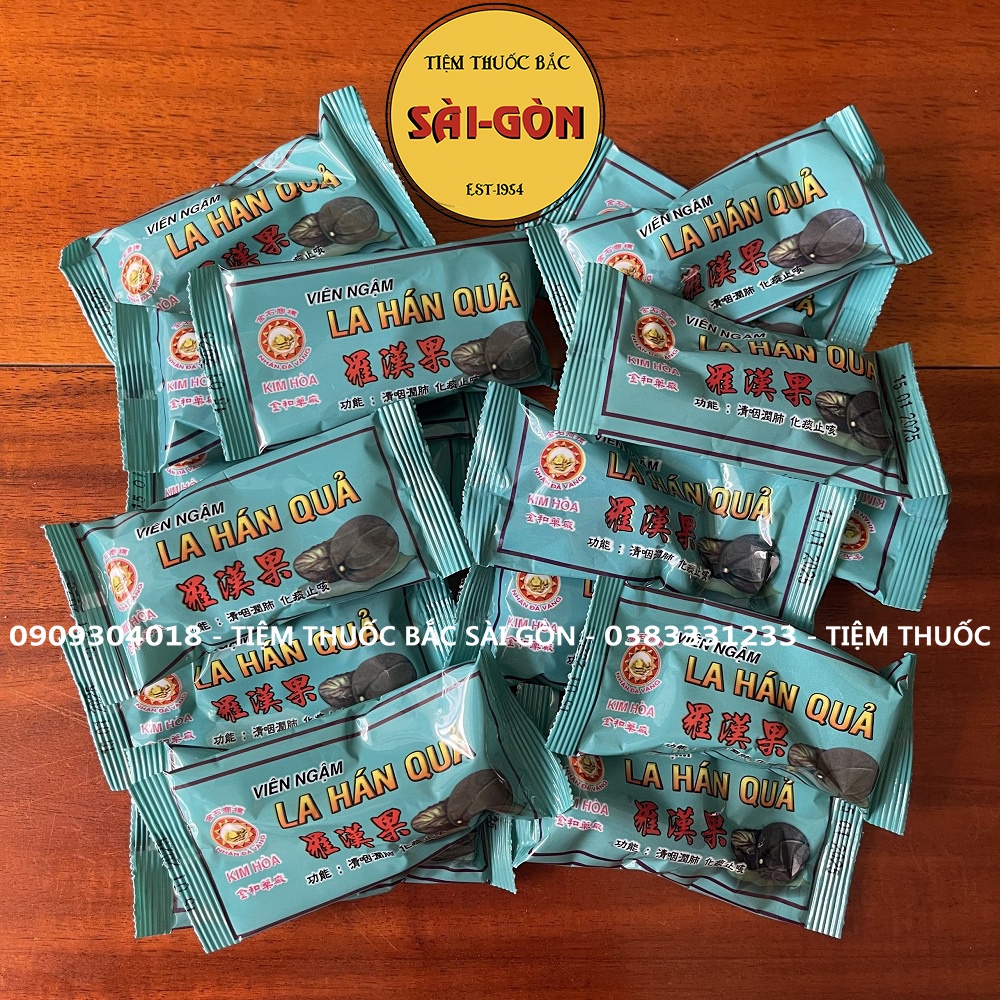 Kẹo Ngậm La Hán Quả ( Mỗi Gói 2 viên) - Tiệm Thuốc Bắc Sài Gòn