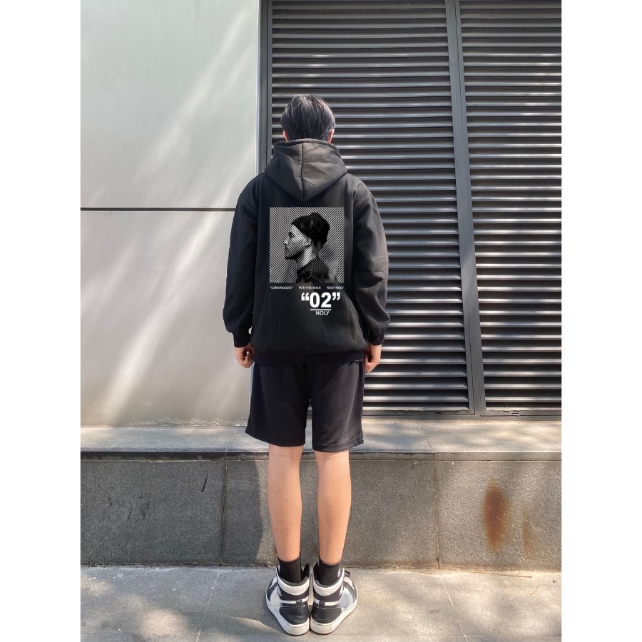 Áo hoodie nỉ bông Monster X Street 02 nam nữ form rộng thu đông Local Brand