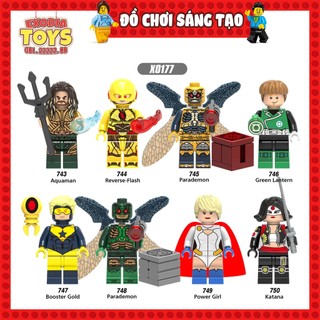 Xếp hình Minifigure DC Comics siêu anh hùng Liên Minh Công Lý Justice League - Đồ Chơi Lắp Ghép Sáng Tạo - XINH X0177