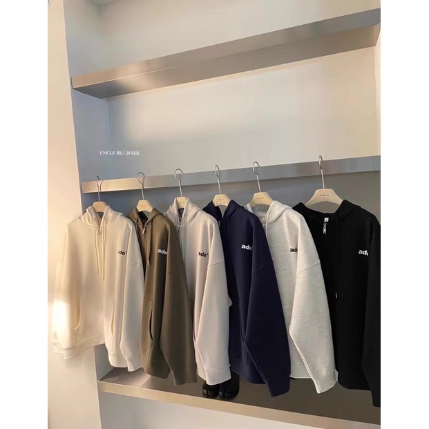Áo Khoác Nỉ Hoodie Zip ADE Form Rộng Nam Nữ Unisex | BigBuy360 - bigbuy360.vn