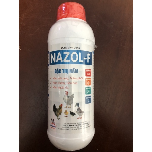 Chai 1 lit nấm uống nazol