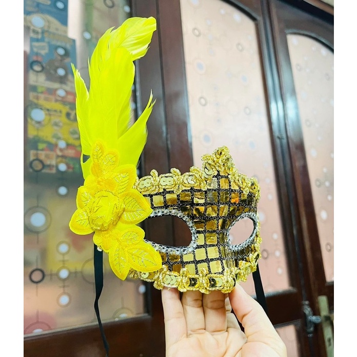 Mặt nạ hoá trang haloween nửa mặt / mặt nạ cosplay