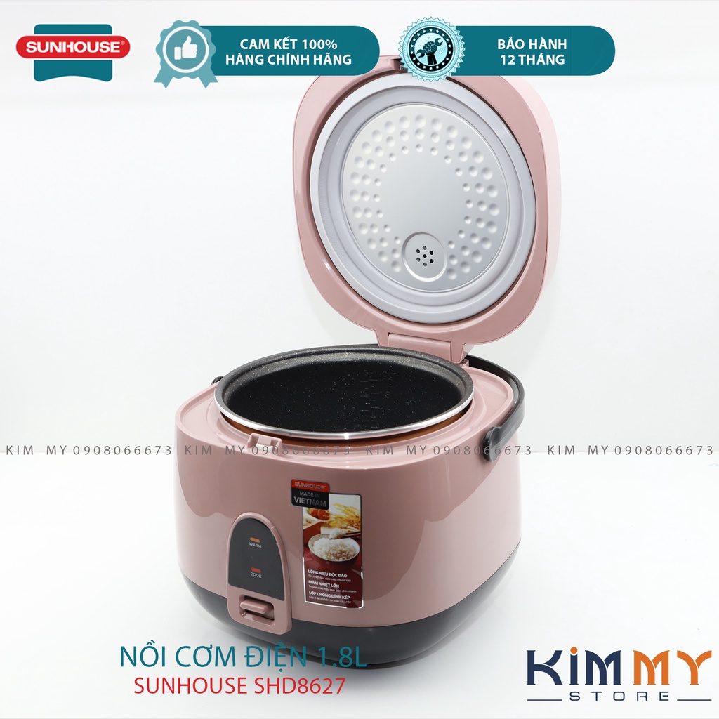 NỒI CƠM ĐIỆN 1.8L SUNHOUSE SHD8627