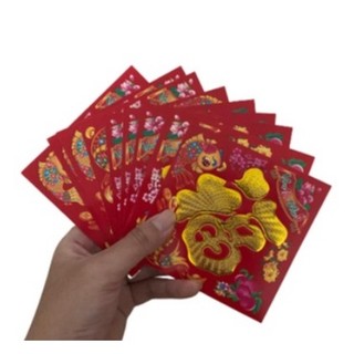 Decal giấy dán dưa tết 10 tờ