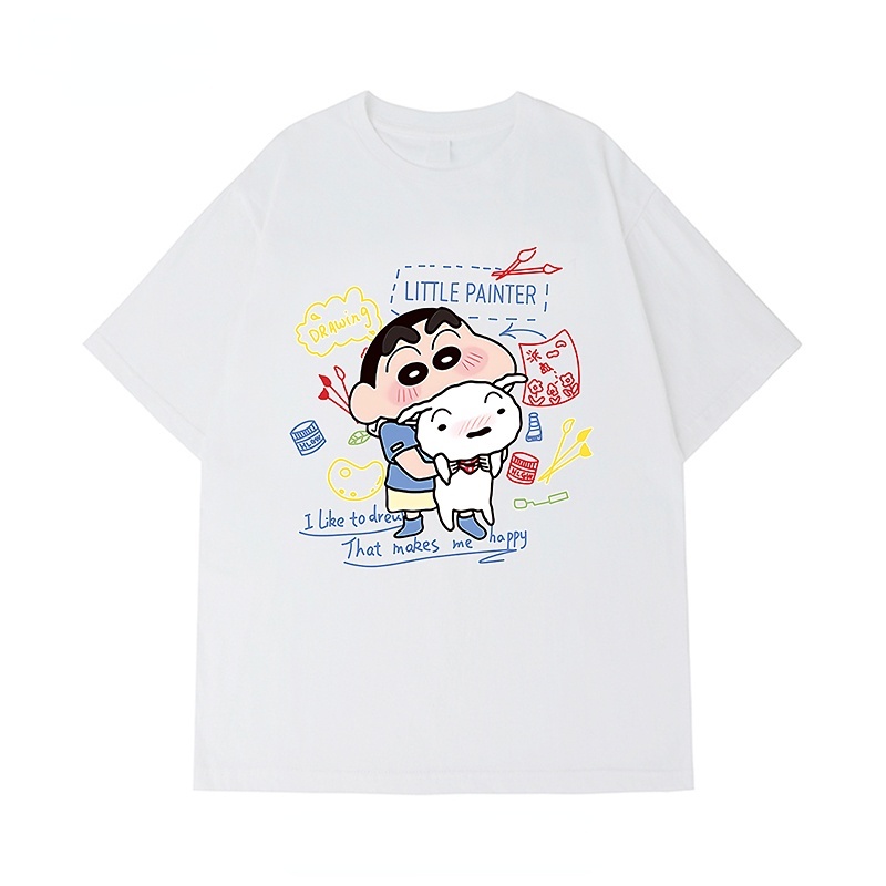 Dễ Thương Áo hoodie Tay Dài In Hình Cậu Bé Bút Chì shin Phong Cách harajuku Thời Trang unisex